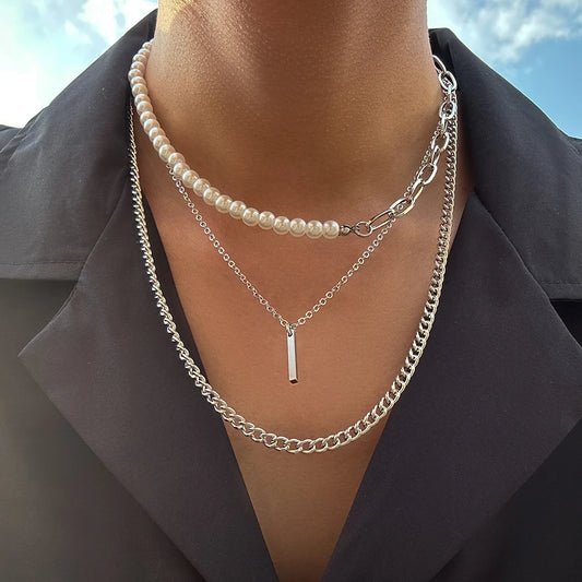 Stick Pearl Pendant